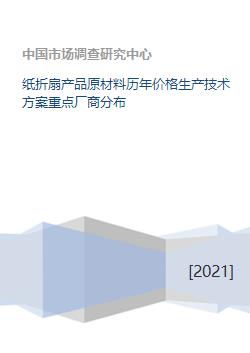 紙折扇產業全解析 原料、價格、技術與市場格局